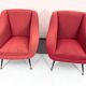 Paire de fauteuils par Gigi Radice pour Minotti, Italie des années 1950