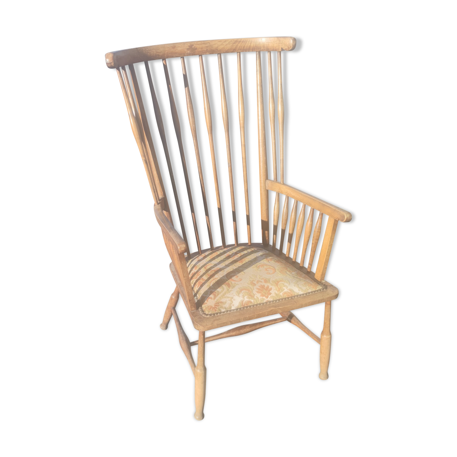 Fauteuil à haut dossier vers 1950/60