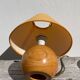 Table lamp in turned wood, ball 1990