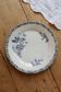 Flat plate iron earth Onnaing - Blue plant decoration