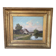 Oil on canvas, old, signed Th. Linsyer (19th-20th century) – gilded frame