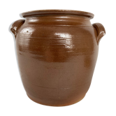 Pot en grès vernissé