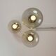 Rare Trio de lampes suspendues "Maxi Globe Lighting" par RAAK Amsterdam, années 1960