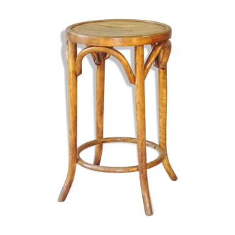 Bistro stool by Baumann 1950 sitting wood, 60 cm