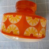 Orange opaline hanging