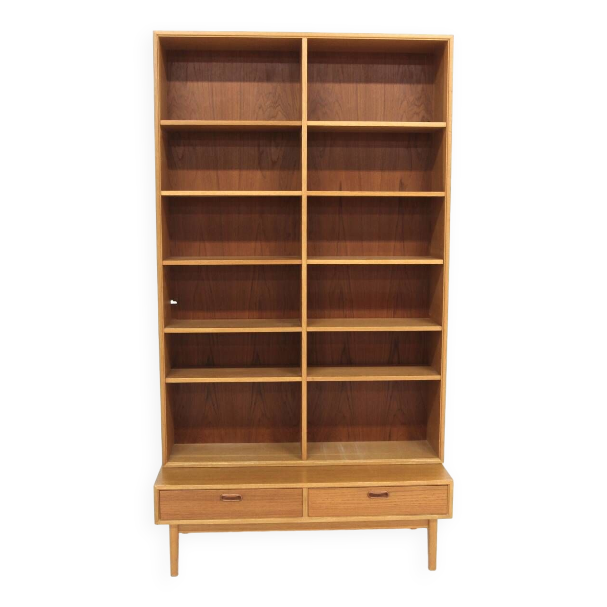 Scandinavian oak bookcase, Sweden, 1960