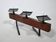 Teak Candle Holder Mid Century 1950s