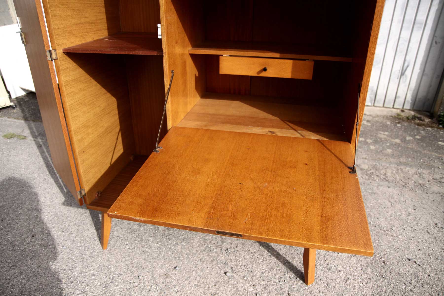 Vintage wardrobe compass feet