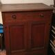 Buffet bas en bois massif