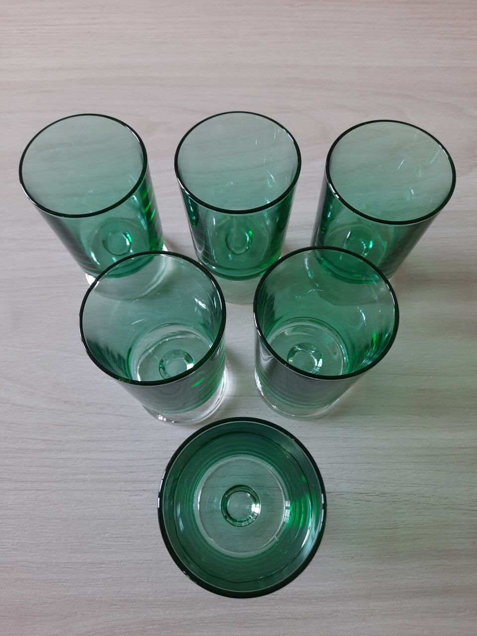 Set of 6 vintage glasses