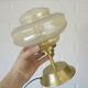 Vintage Bedside Lamps / Set of 2 / Redesign Mushroom Lamp / Art Deco Style