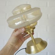 Vintage Bedside Lamps / Set of 2 / Redesign Mushroom Lamp / Art Deco Style