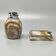 1960s Mid-Century Modern Italian Onyx Smoking Set with Table Lighter & Asht