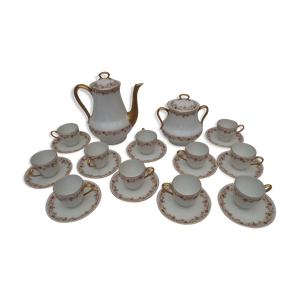 service à café en porcelaine - blanche