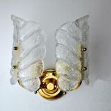 Flower wall lamp, Murano glass, Italy, 1970