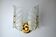 Flower wall lamp, Murano glass, Italy, 1970
