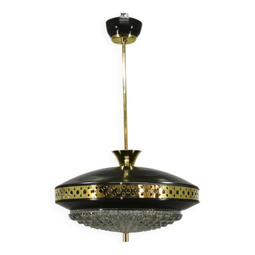 1960s Space Age UFO Pendant Light by Ludib Bratislava, Czechoslovakia