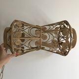 VINTAGE PEACOCK RATTAN SUSPENSION