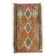 Vintage turc Mini Kilim 81x50 cm laine petit Kelim Runner, shabby Chic
