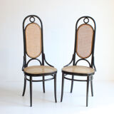 Chaises modèle Long John 207R par Michael Thonet, années 1970