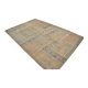 Beige Handknotted Vintage Floor Rug sku 3042