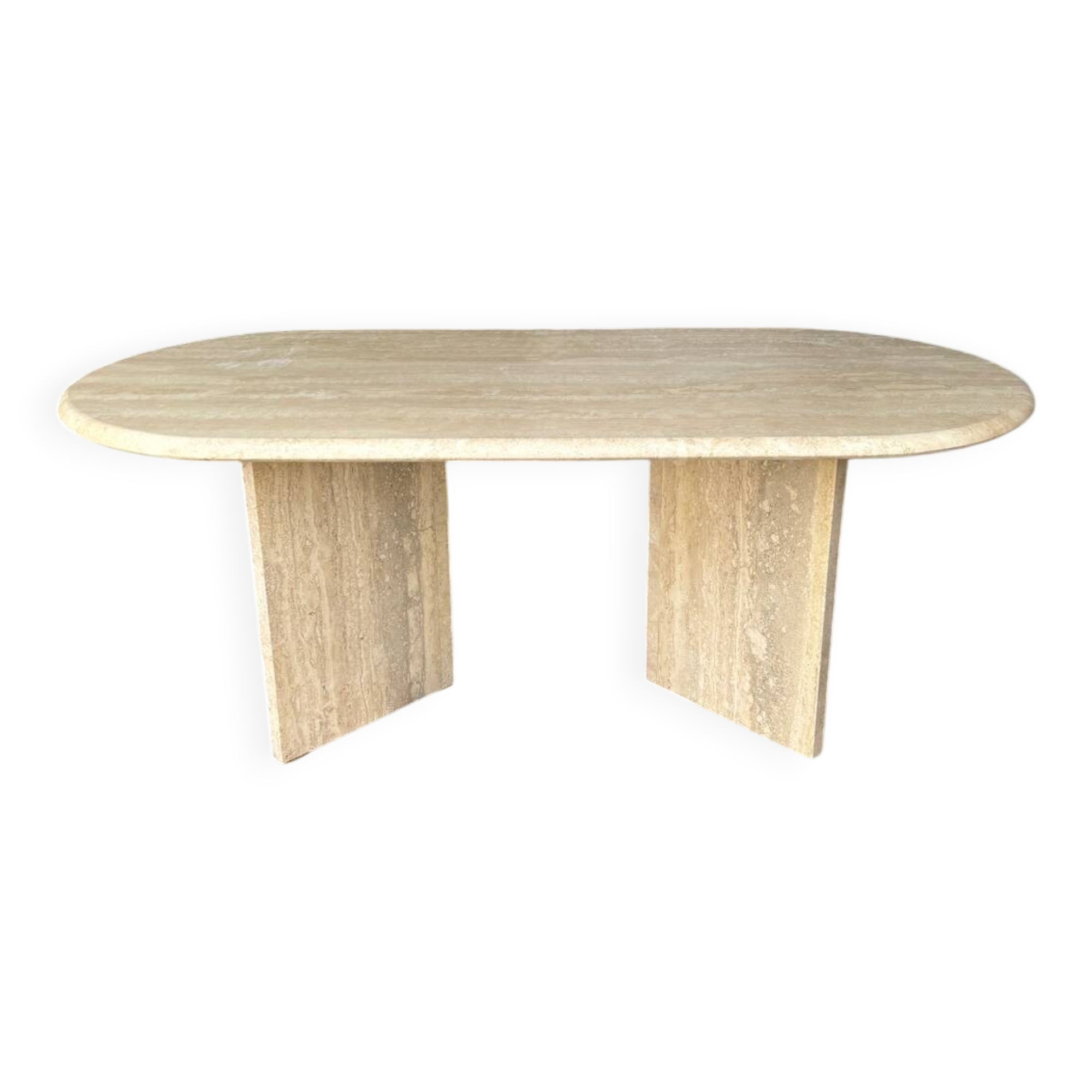 Vintage travertine coffee table