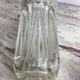 Molded glass vase