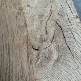 Pair of solid oak farm benches