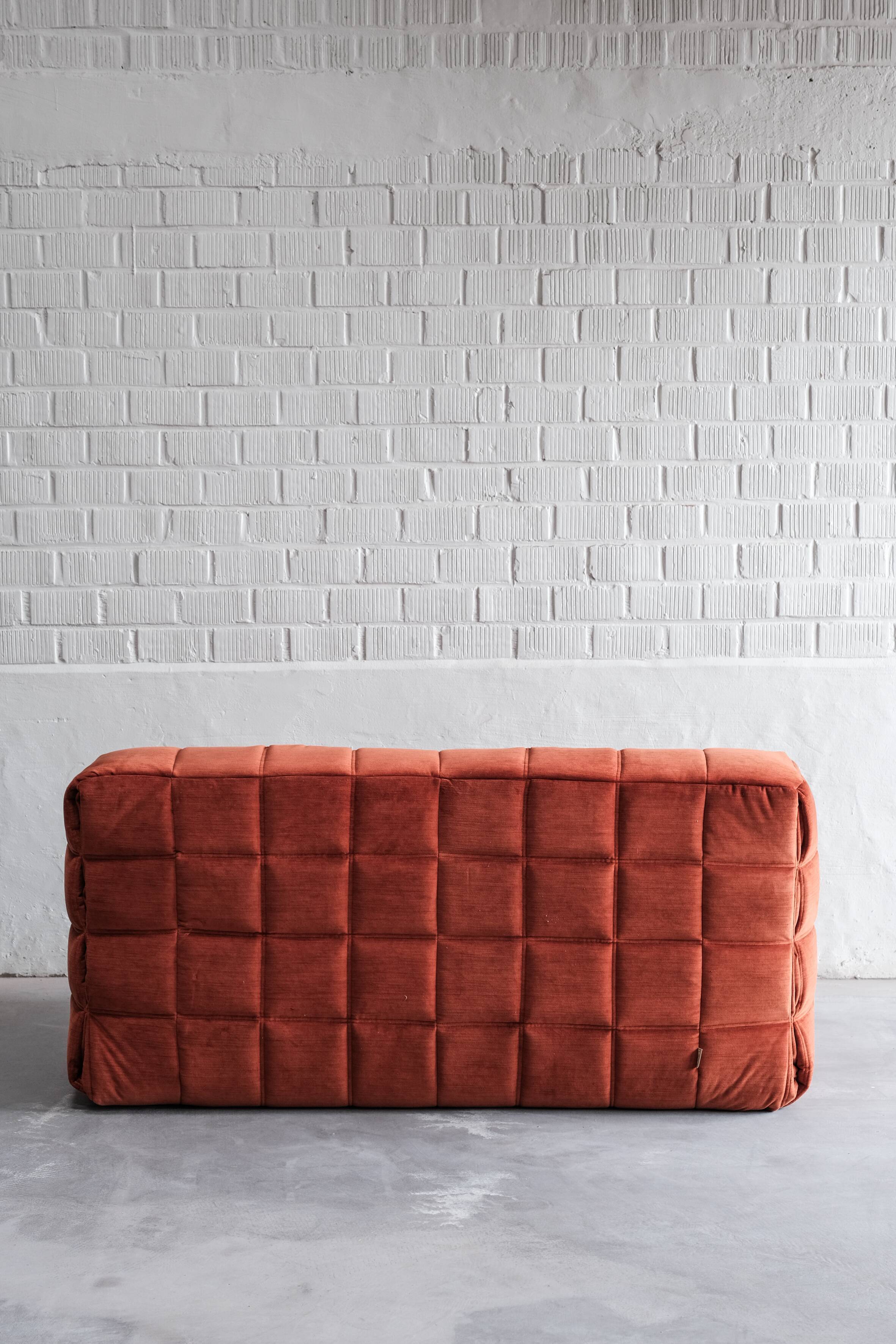 Kashima 2-seater, by Michel Ducaroy for Ligne Roset, 1980s