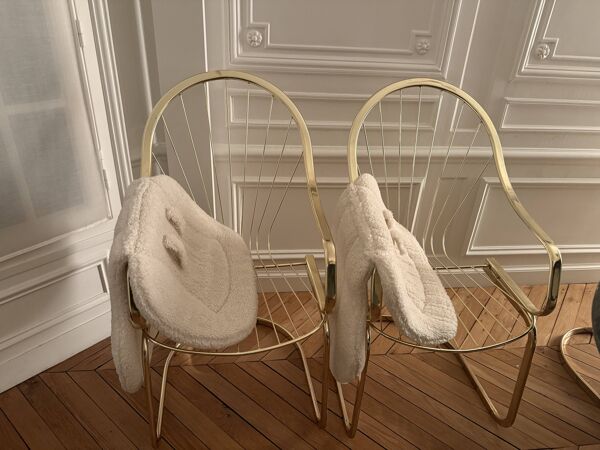 Paire de chaises Gastone Rinaldi, années 70