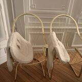 Pair of Gastone Rinaldi chairs, 1970s.