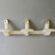 Wall coat rack with 3 hooks, 70s