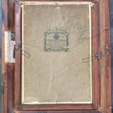 Old painting - Arles - Saint Trophime Cathedral - facade of the thermal baths