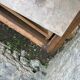 Vintage chest of drawers with splayed legs
