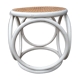 Stool in wood and caning