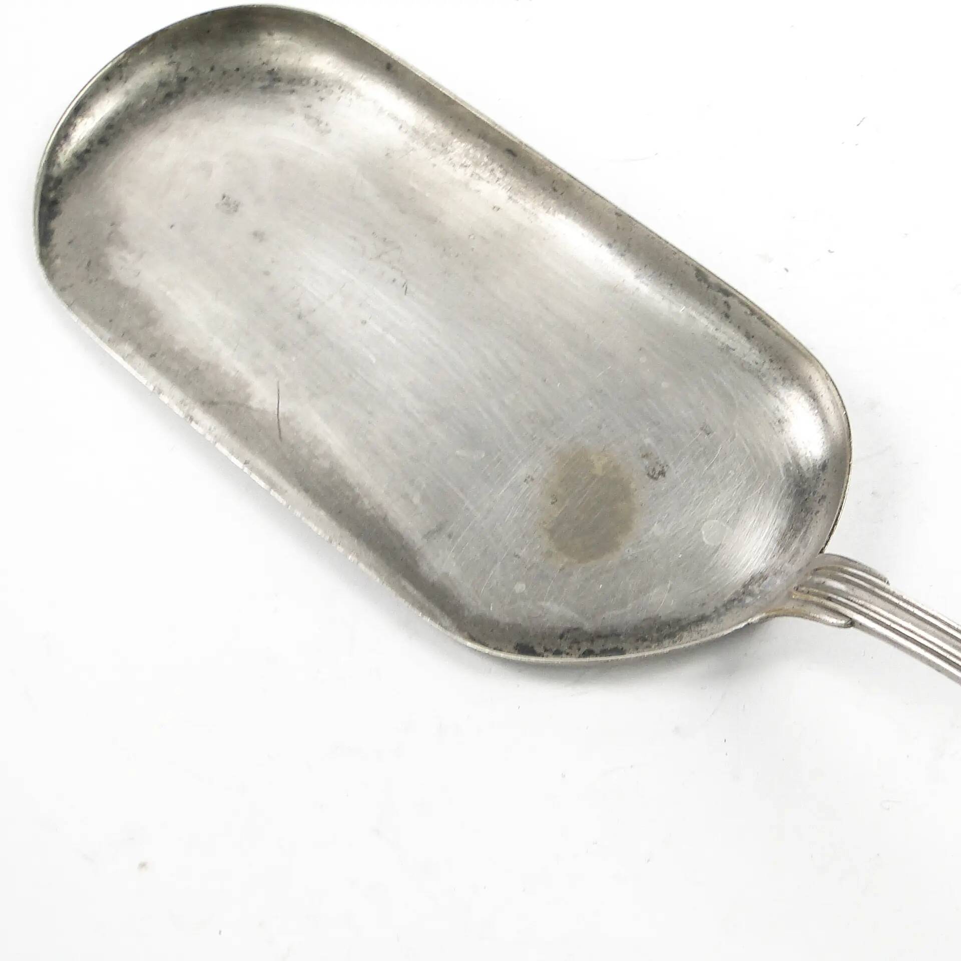 Art Deco cake server, silver-plated alpacca, Halphen, France, 1920s