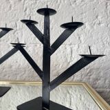 Wrought iron chandeliers, 1980s Habitat style