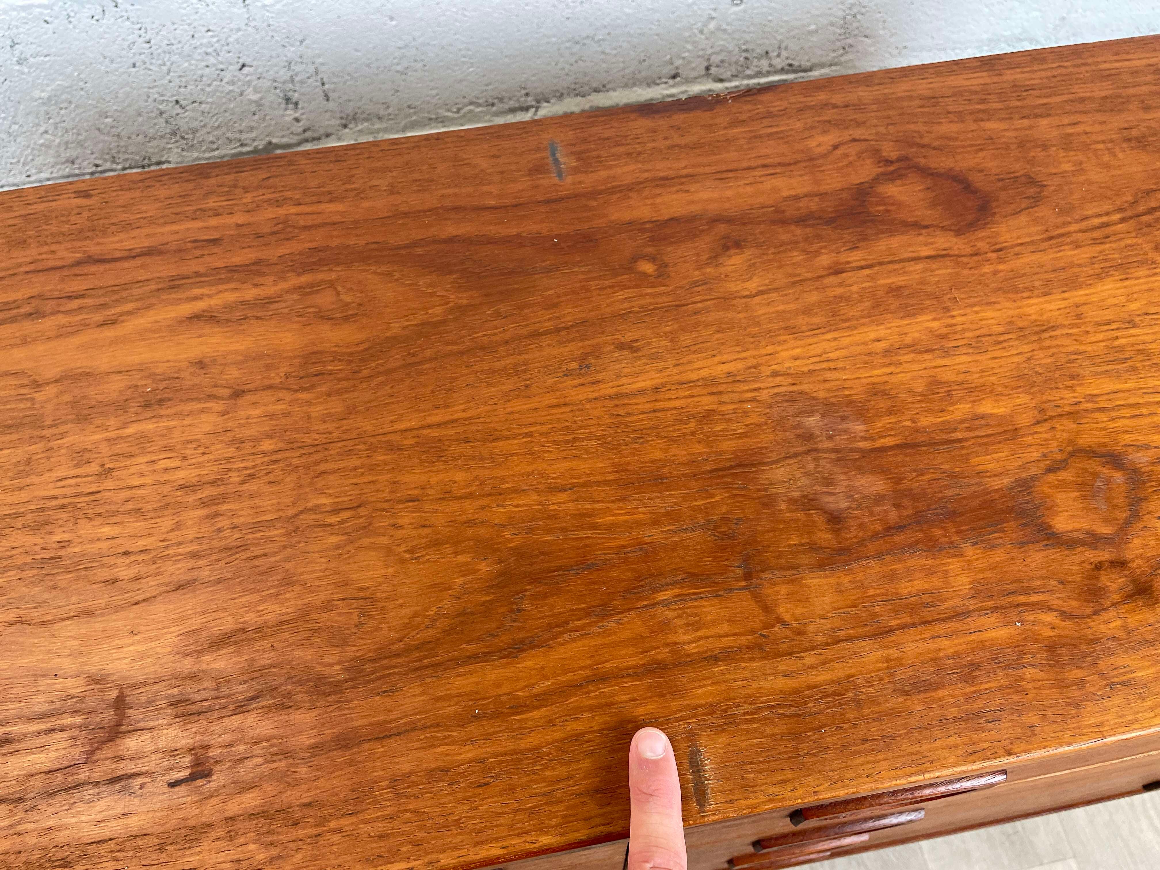 Double vintage Scandinavian teak chest of drawers, 60s