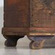 Antique folk art pine chest – Central Europe (c. 1900–1920)