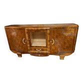 Art Deco sideboard buffet, walnut veneer, 30/40 mm thick