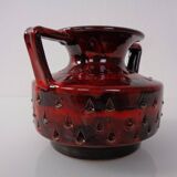 Italian Strawberry Ceramic Vase by Fratelli Fanciullacci for Bitossi, 1960s