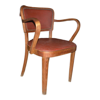 Fauteuil Thonet, bois courbé 1940, 1950