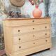 Antique pine chest of drawers