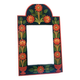 Vintage floral mirror