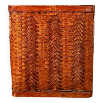 Vintage Bamboo Flower Pot