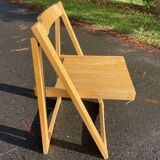 Wooden folding chair 1980