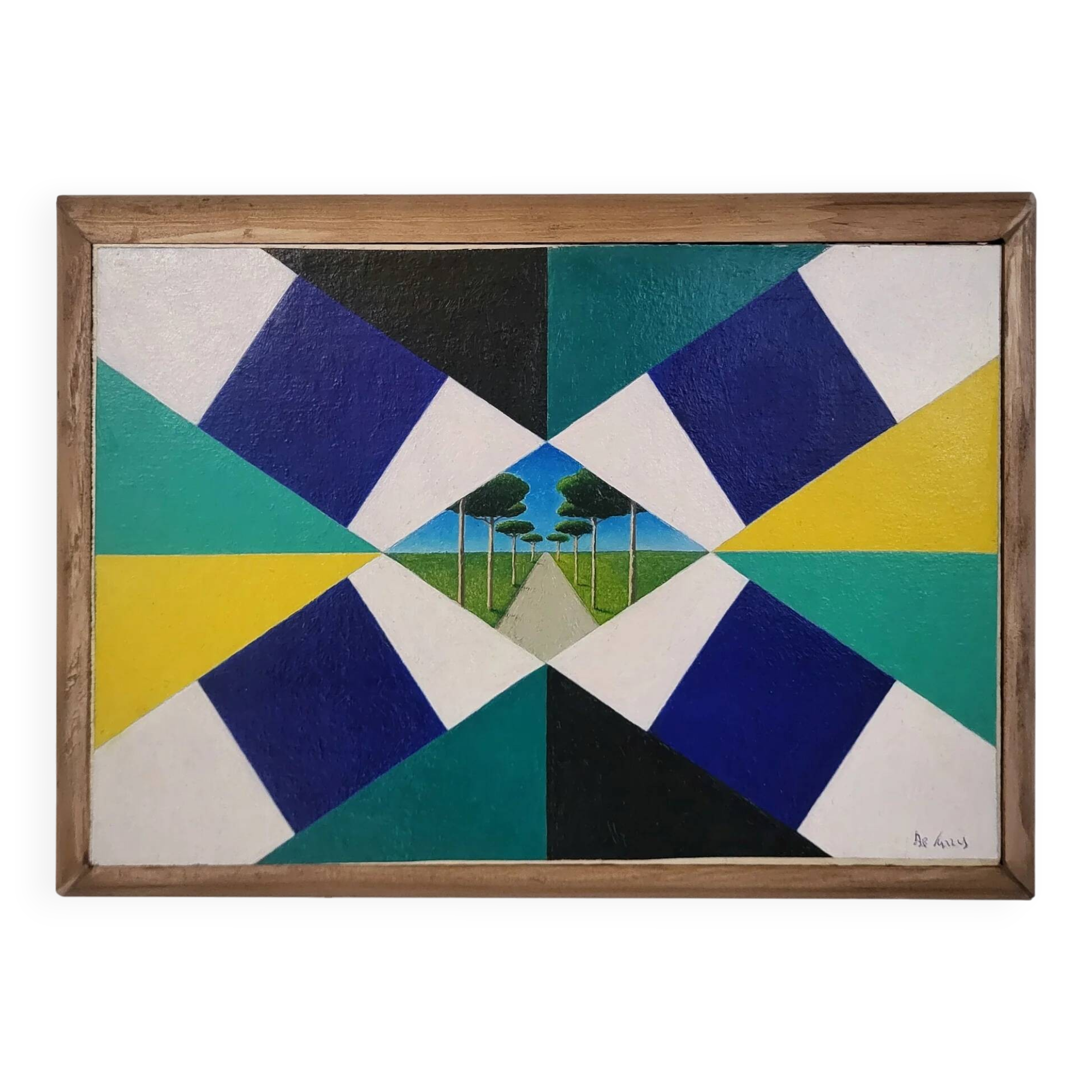 "Composition with Landscape" by Afolfo de Turris