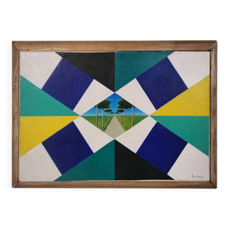 "Composition with Landscape" by Afolfo de Turris