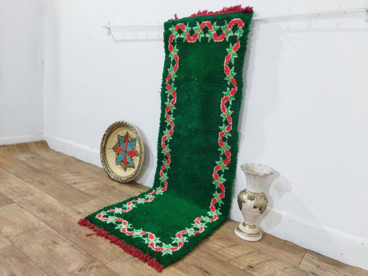 Handcrafted Moroccan Berber Rug 150 X 50 CM