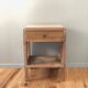 Vintage modernist bedside in oak 1950